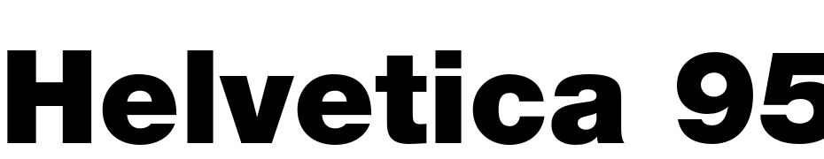 Helvetica 95 Black Schrift Herunterladen Kostenlos